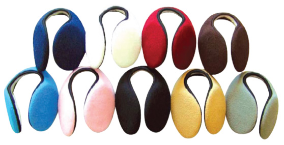 Earmuff Asst Colors/black 12ct