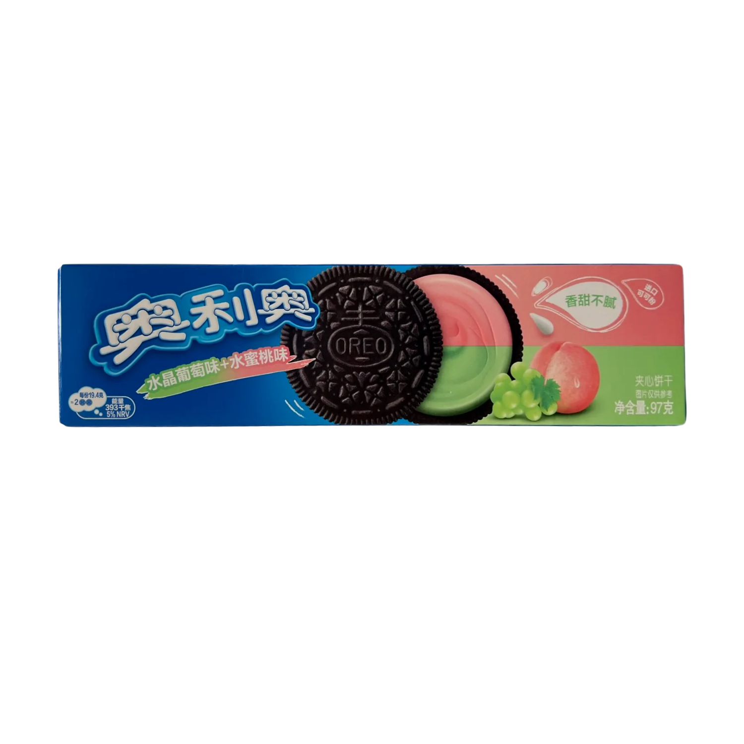 Oreo Sandwich Cookies Peach & Grape 97g