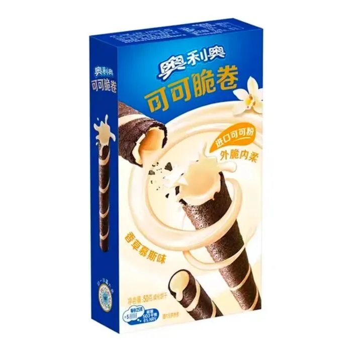 Oreo Cocoa Crisp Rolls Vanilla 50g
