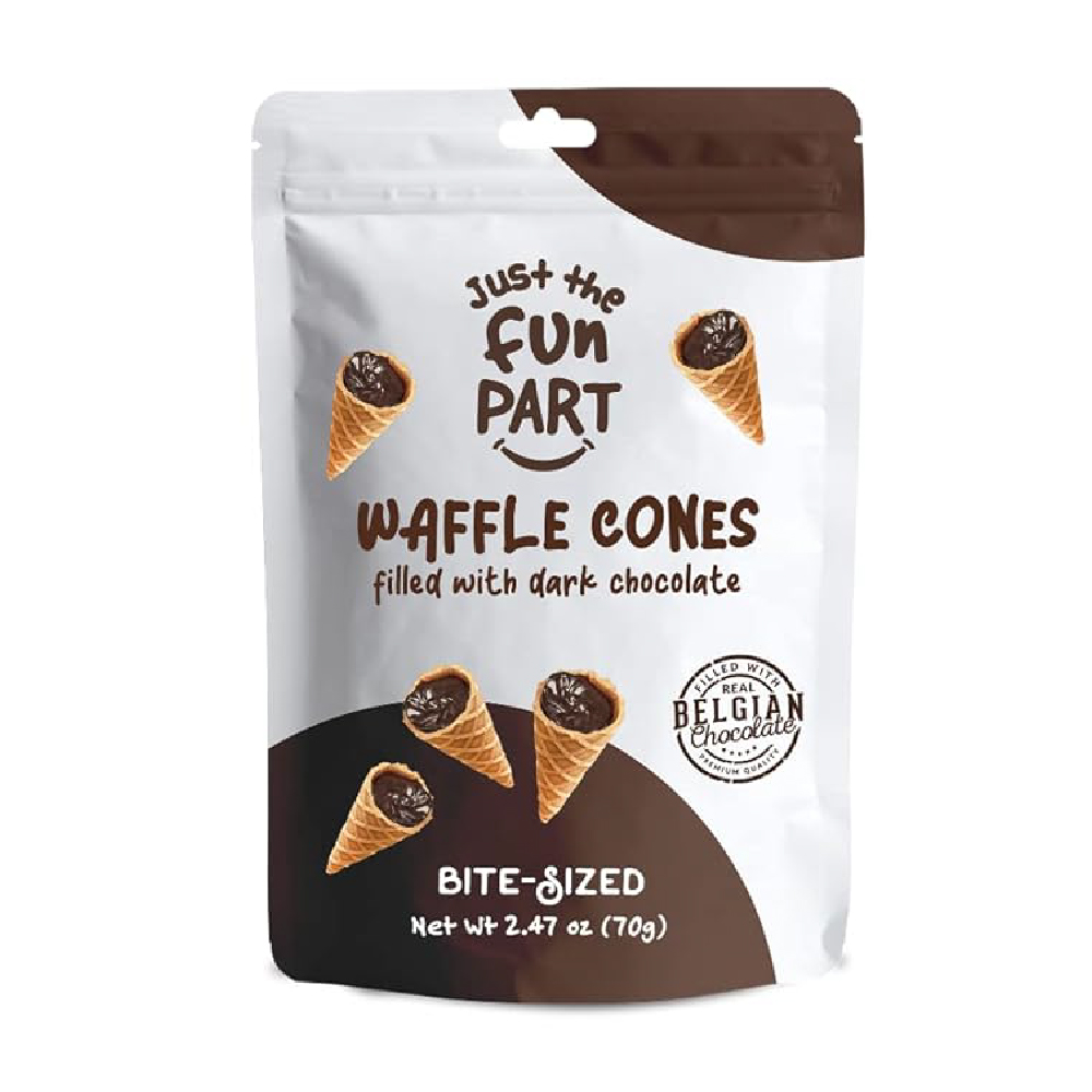 Just The Fun Part Mini Cones Dark Chocolate 2.47oz