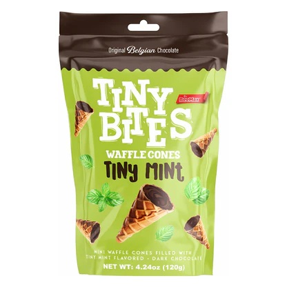 Tiny Bites Waffle Cones Tiny Mint 4.24oz