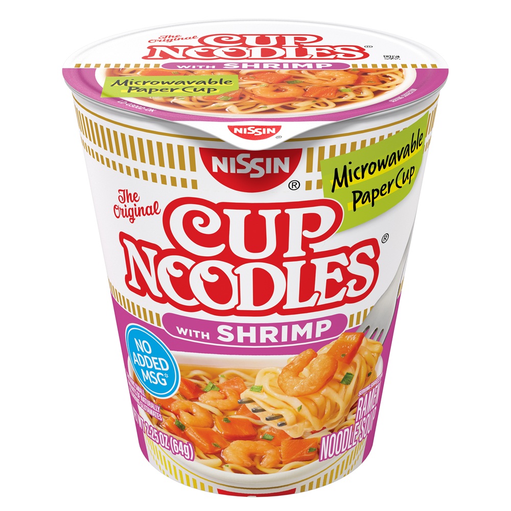 Nissin Shrimp Cup O Nodl 12ct 2.25oz