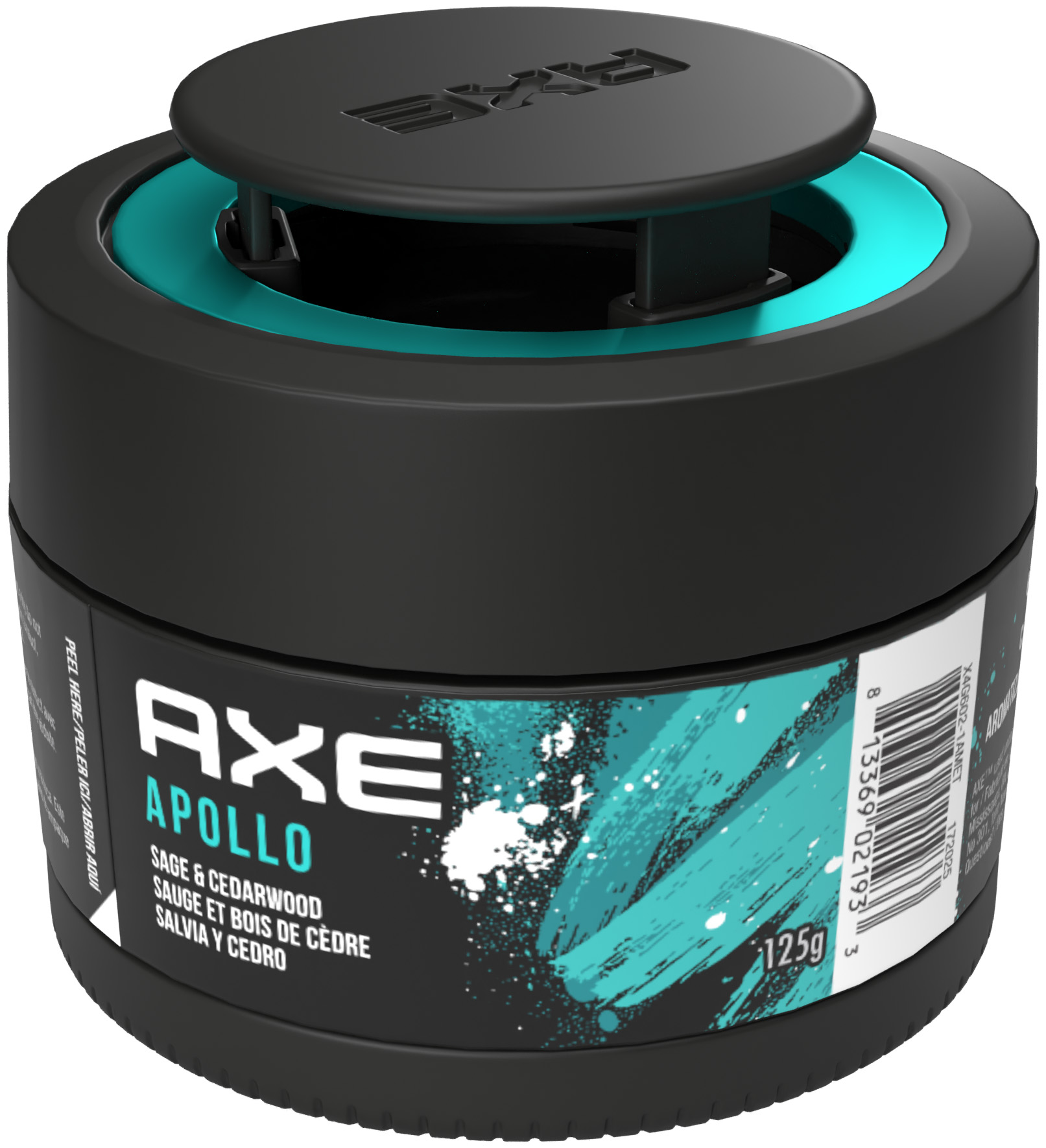 Axe Apollo Gel Can Car Air Freshener 4.4oz