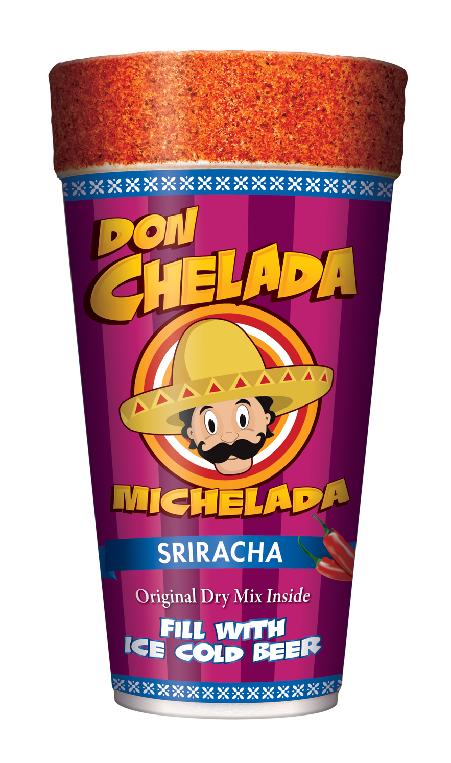 Don Chelada Sriracha Dry Mix Cup 24oz