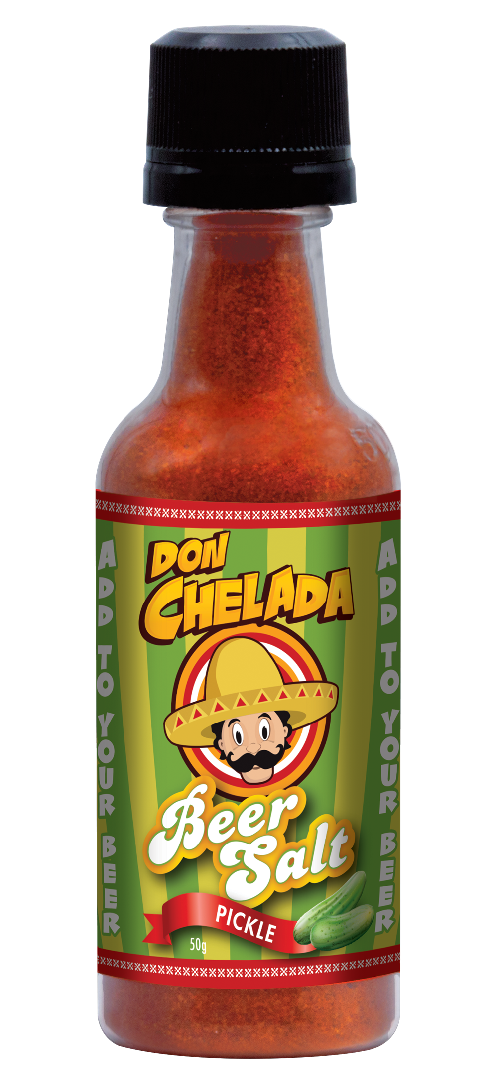 Don Chelada Pickle Beer Salt Bottle 24ct 1.6oz