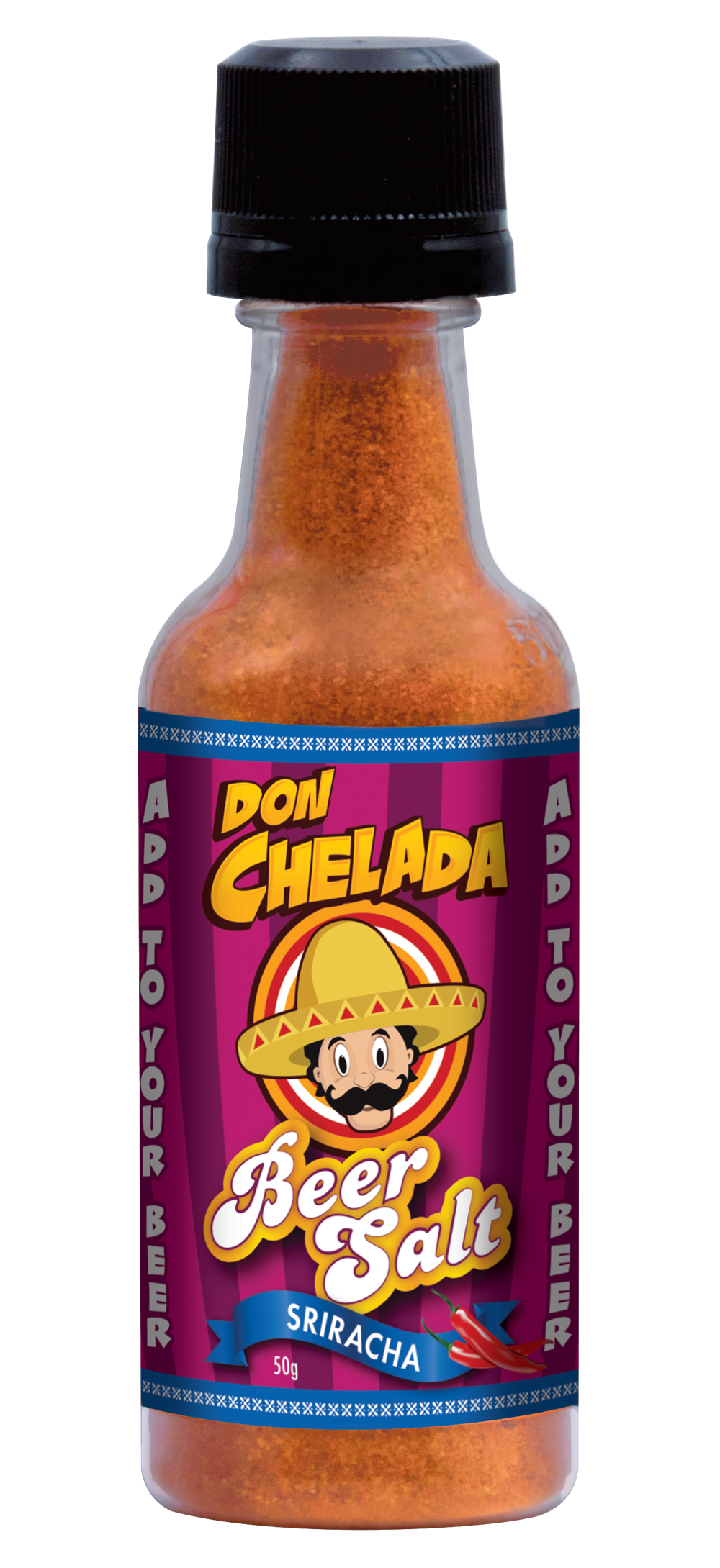 Don Chelada Sriracha Beer Salt Bottle 24ct 1.6oz