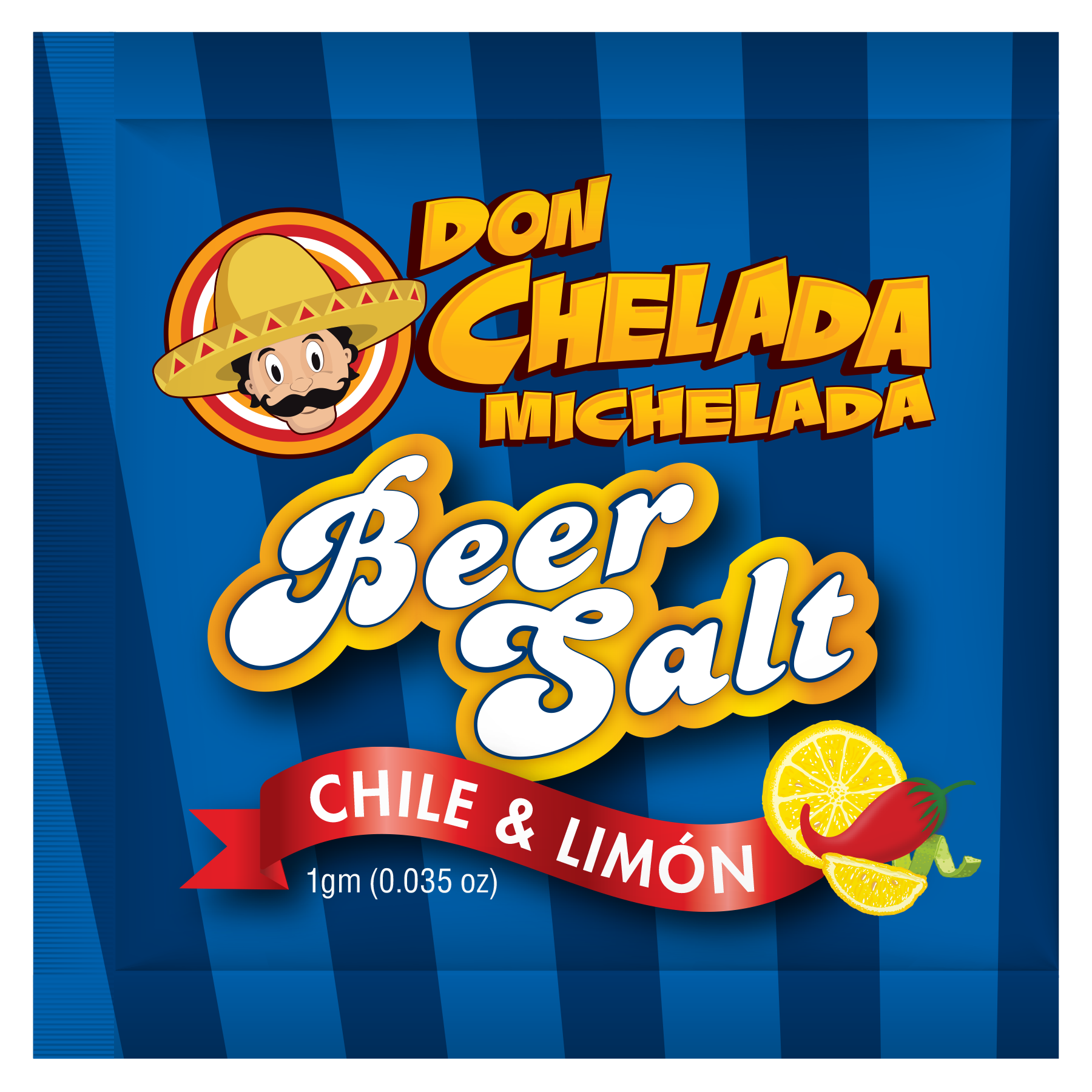 Don Chelada Chili & Limon Beer Salt 200ct 1gm
