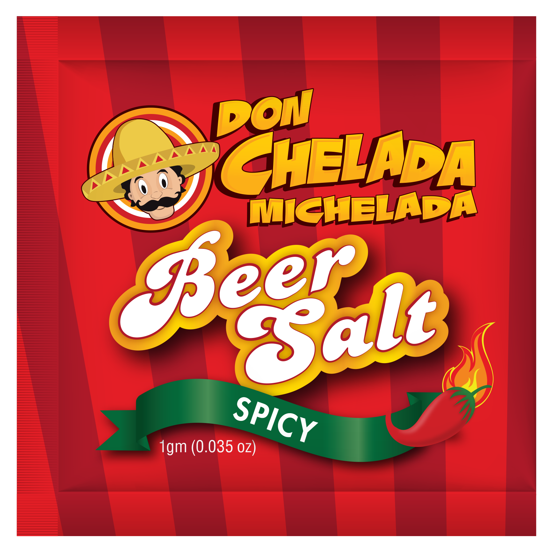 Don Chelada Spicy Beer Salt Packets 200ct 1gm