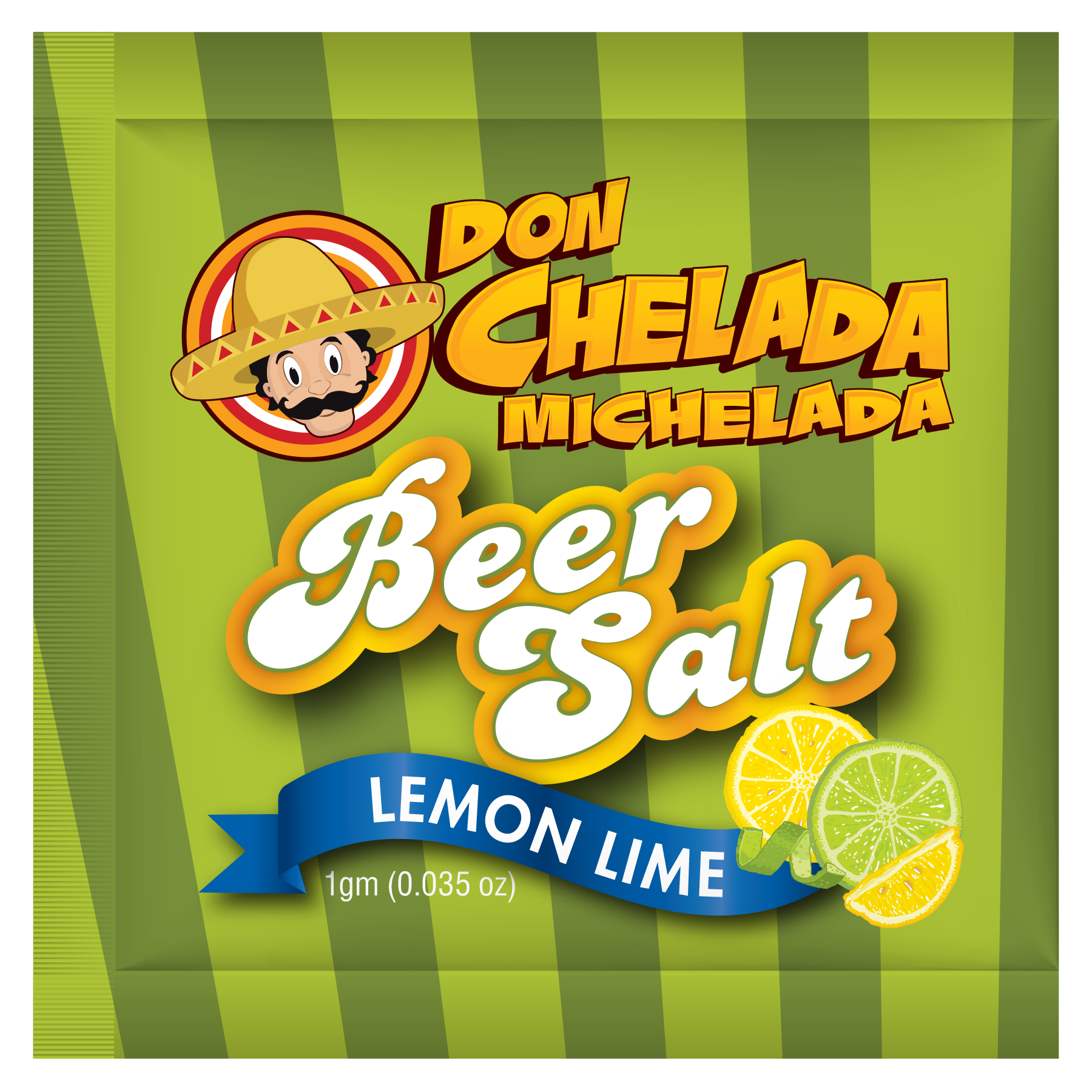 Don Chelada Lemon Lime Beer Salt Packets 200ct 1gm