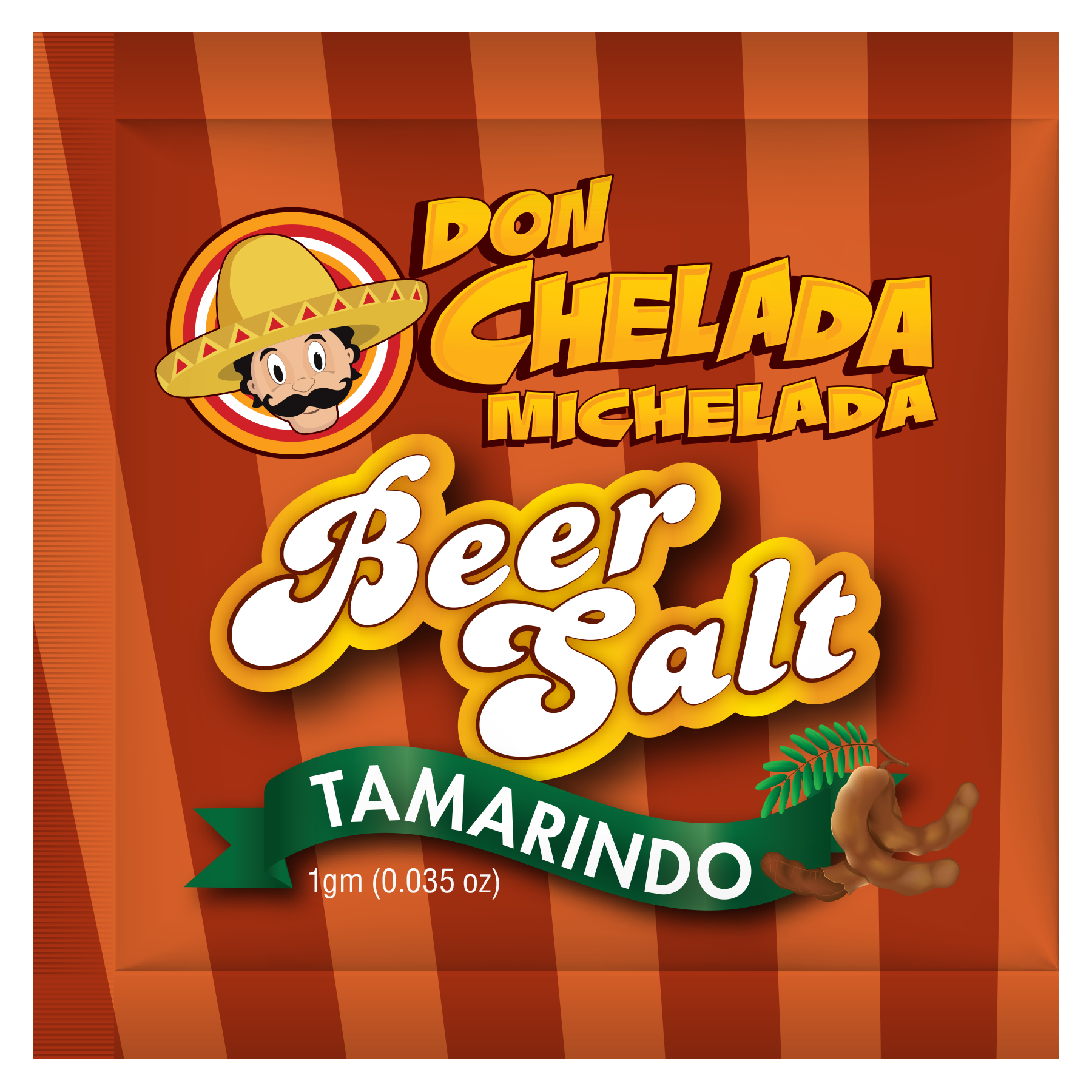 Don Chelada Tamarindo Beer Salt Packets 200ct 1gm