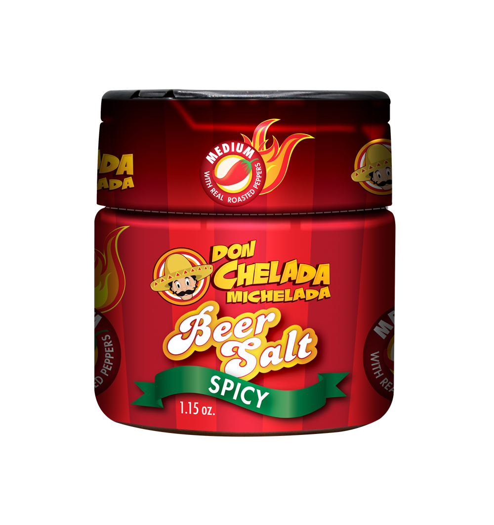 Don Chelada Spicy Beer Salt Shaker 10ct 1.15oz