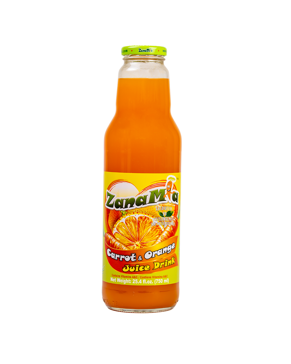 Zanamia Carrot Naranja 8ct 25.4oz