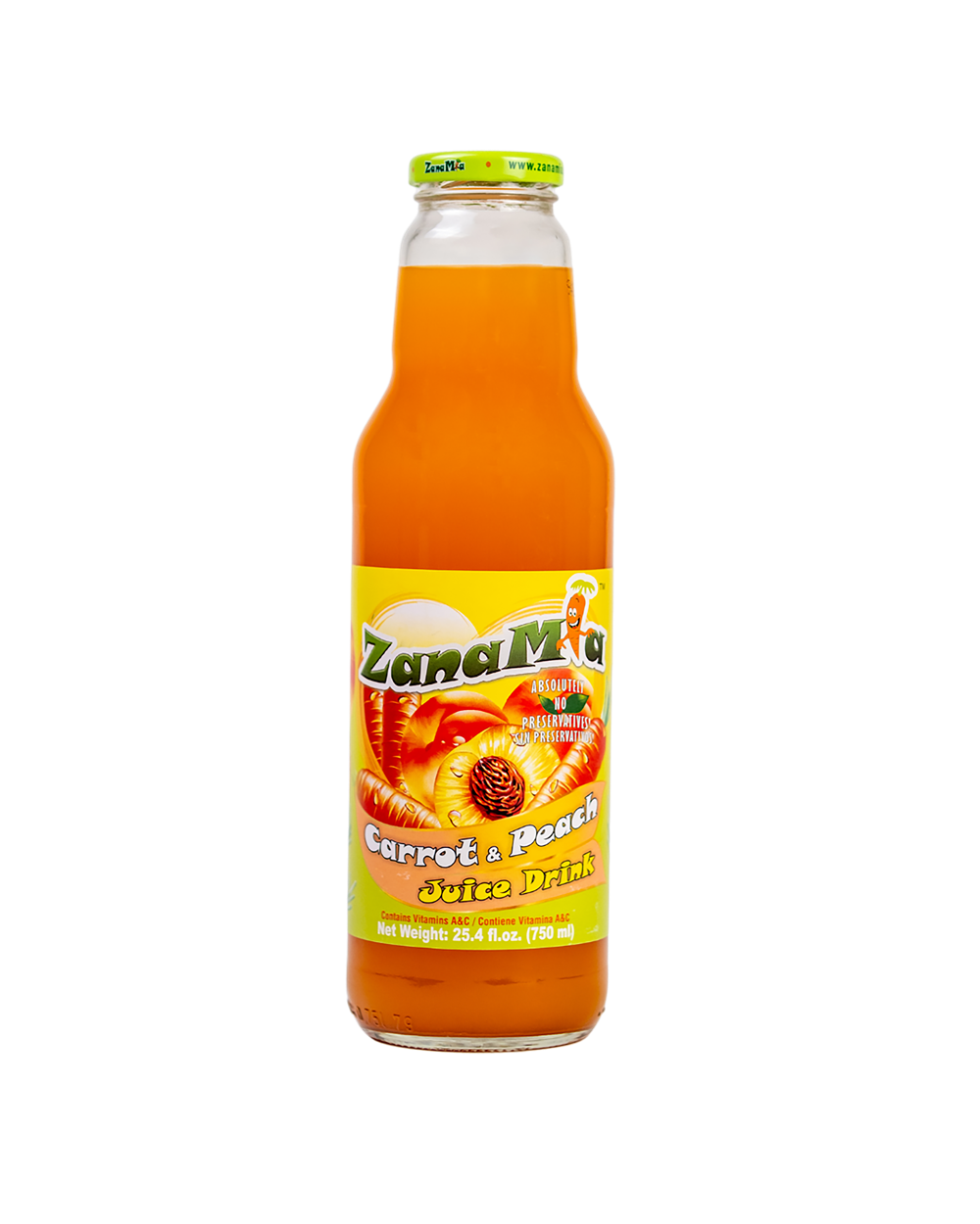 Zanamia Carrot Durazno 8ct 25.4oz