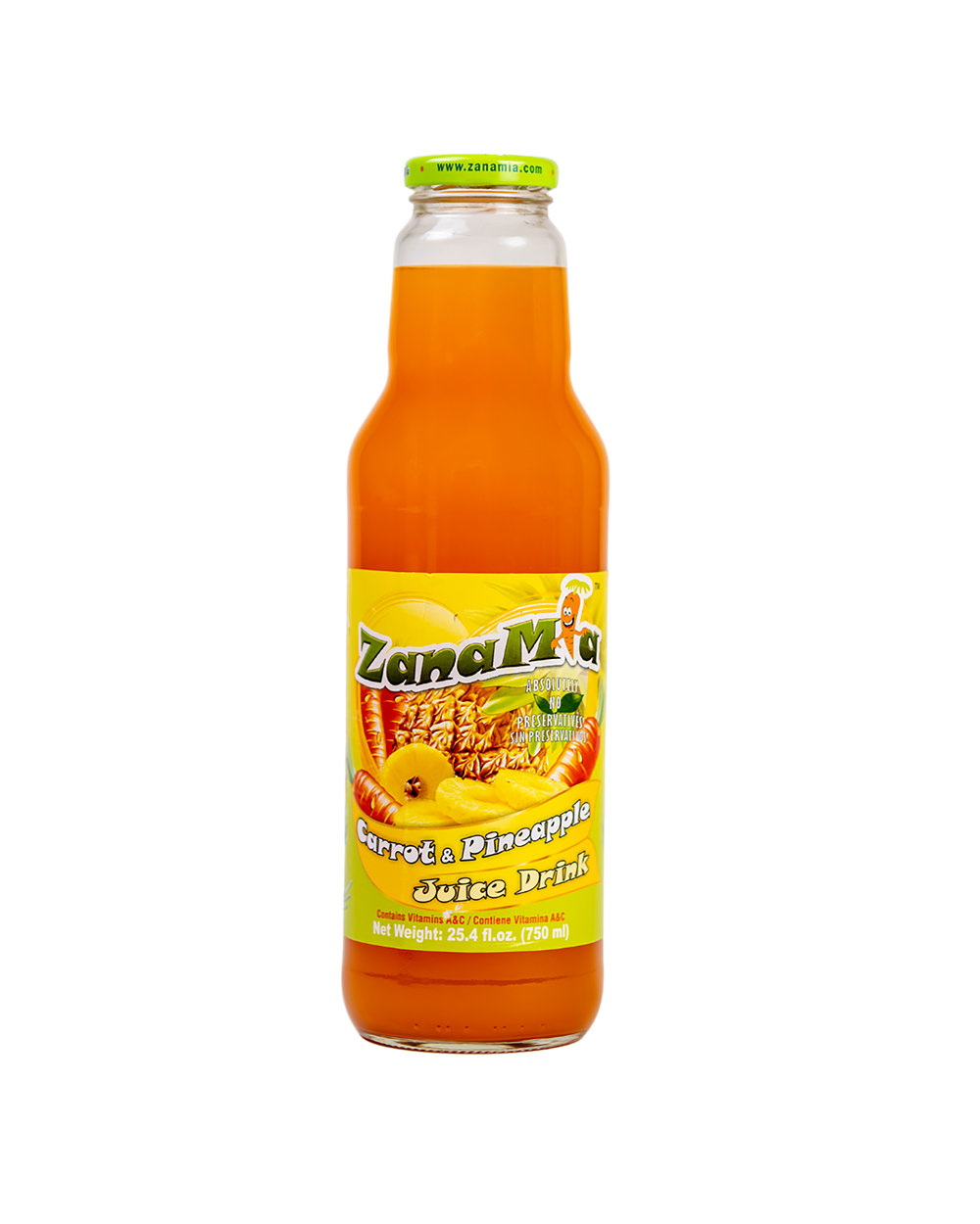 Zanamia Carrot Pineaple 8ct 25.4oz
