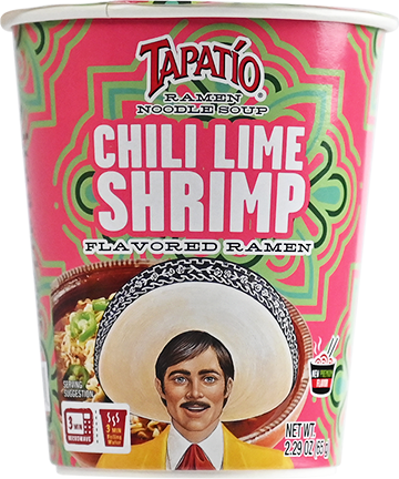Tapatio Chili Lime Shrimp Ramen Cup 6ct 2.29oz