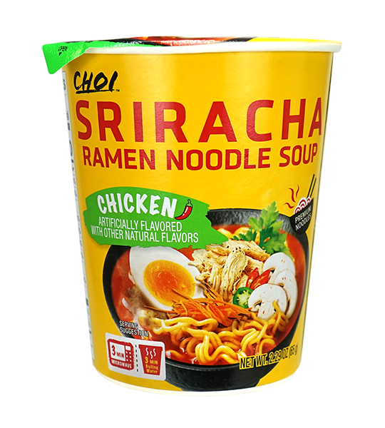 Choi Sriracha Chicken Ramen Cup 6ct 2.29oz