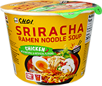 Choi Sriracha Chicken Ramen Bowl 6ct 3.8oz