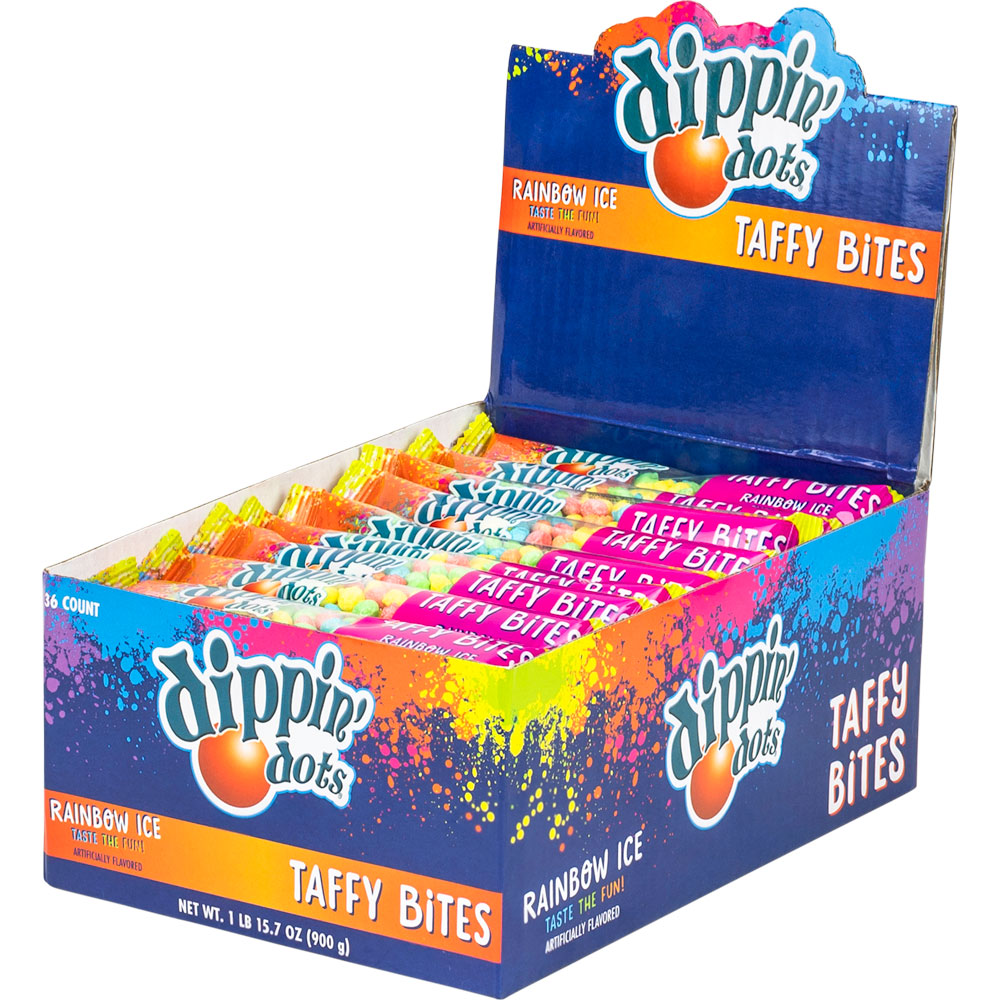 Dippin' Dots Taffy Bites Bags 36ct 0.54oz