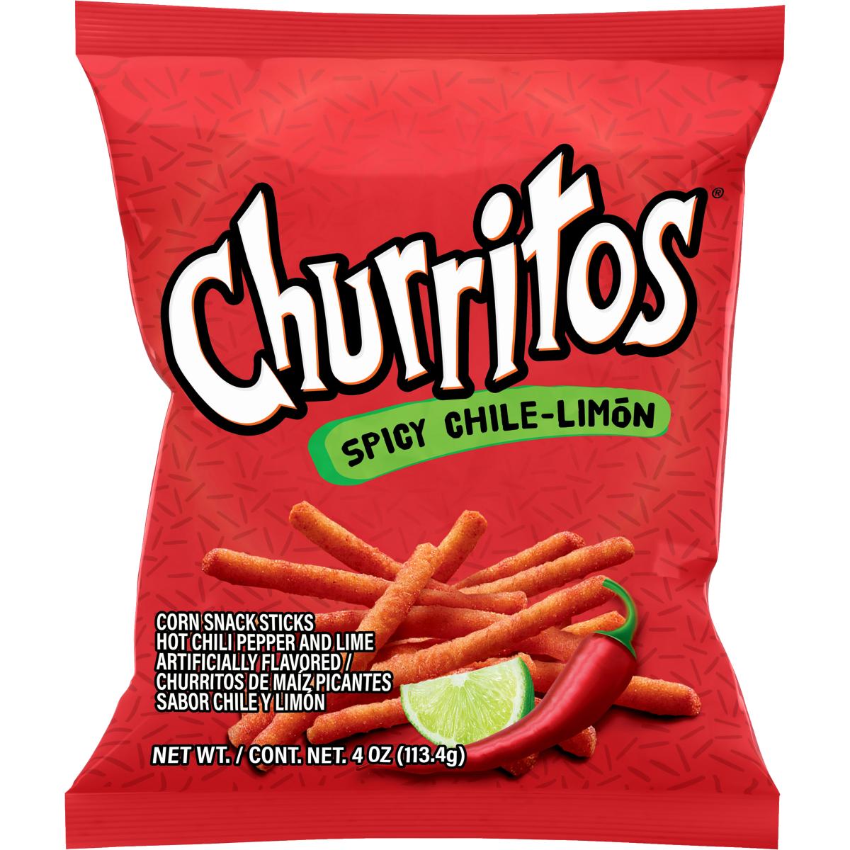Churritos Spicy Chile Limon 4oz