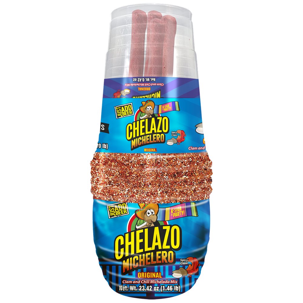 Chelazo Michelero Spicy Clam Michelada 4pk 1.57lb