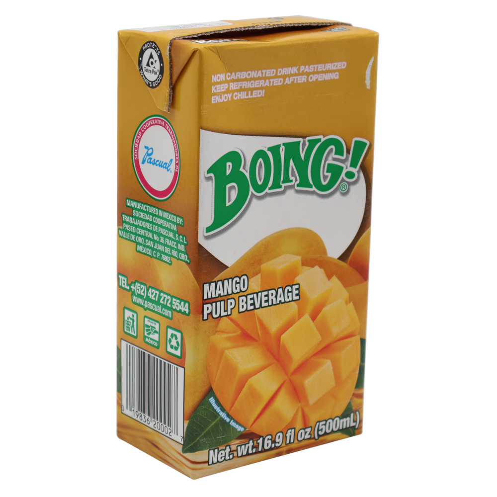 Boing Mango Fruit Drink Tetra 24ct 16.9oz