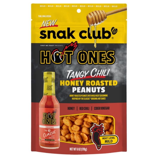 Hot Ones Tangy Chile Honey Roasted Peanuts 6oz