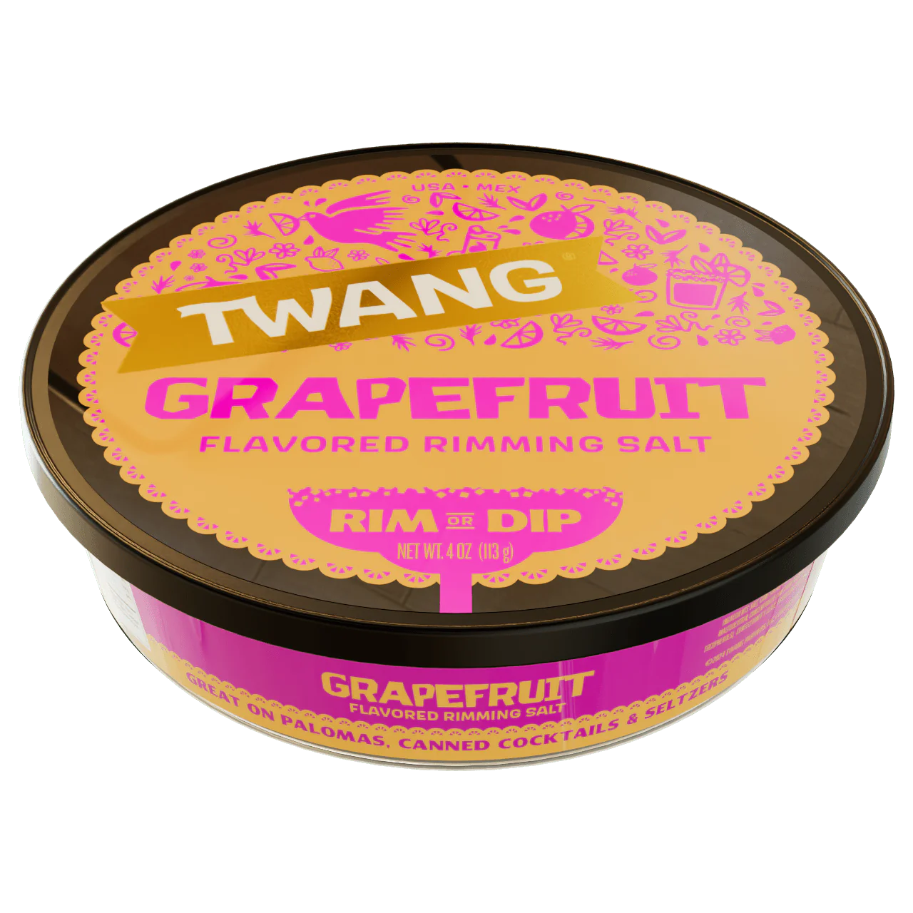 Twang Grapefruit Drink Rimming Salt 4oz