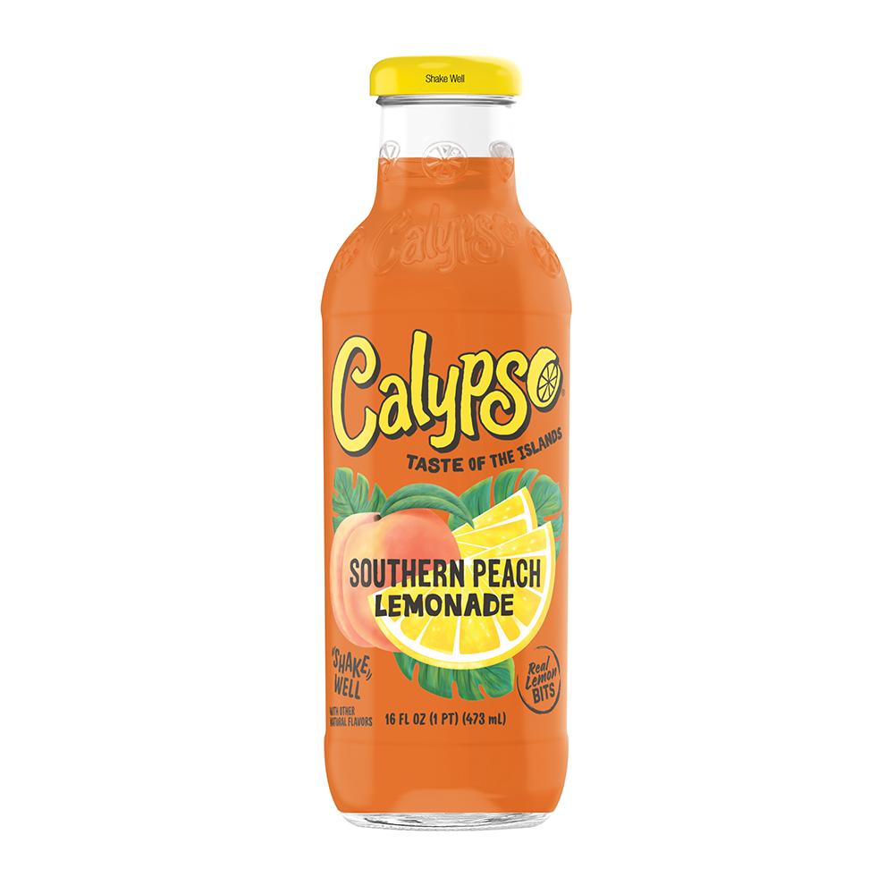 Calypso Southern Peach Lemonade 12ct 16oz