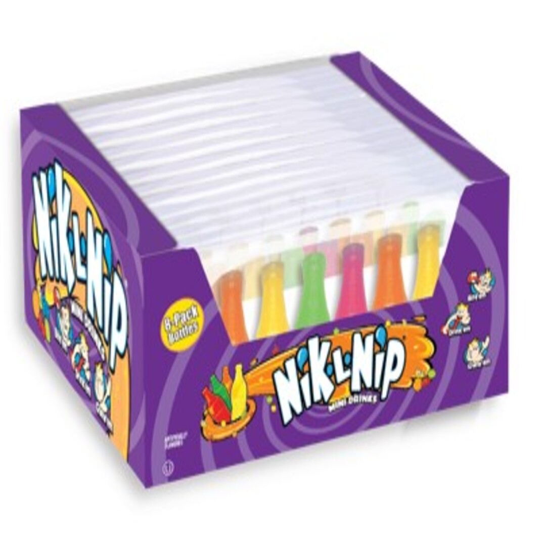 Charms Nik-l-nip Original Wax Bottles 8pk 12ct