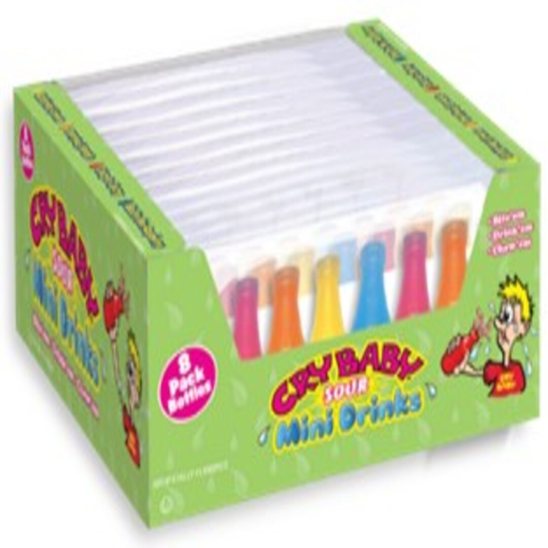 Charms Cry Baby Wax Bottles 8pk 12ct
