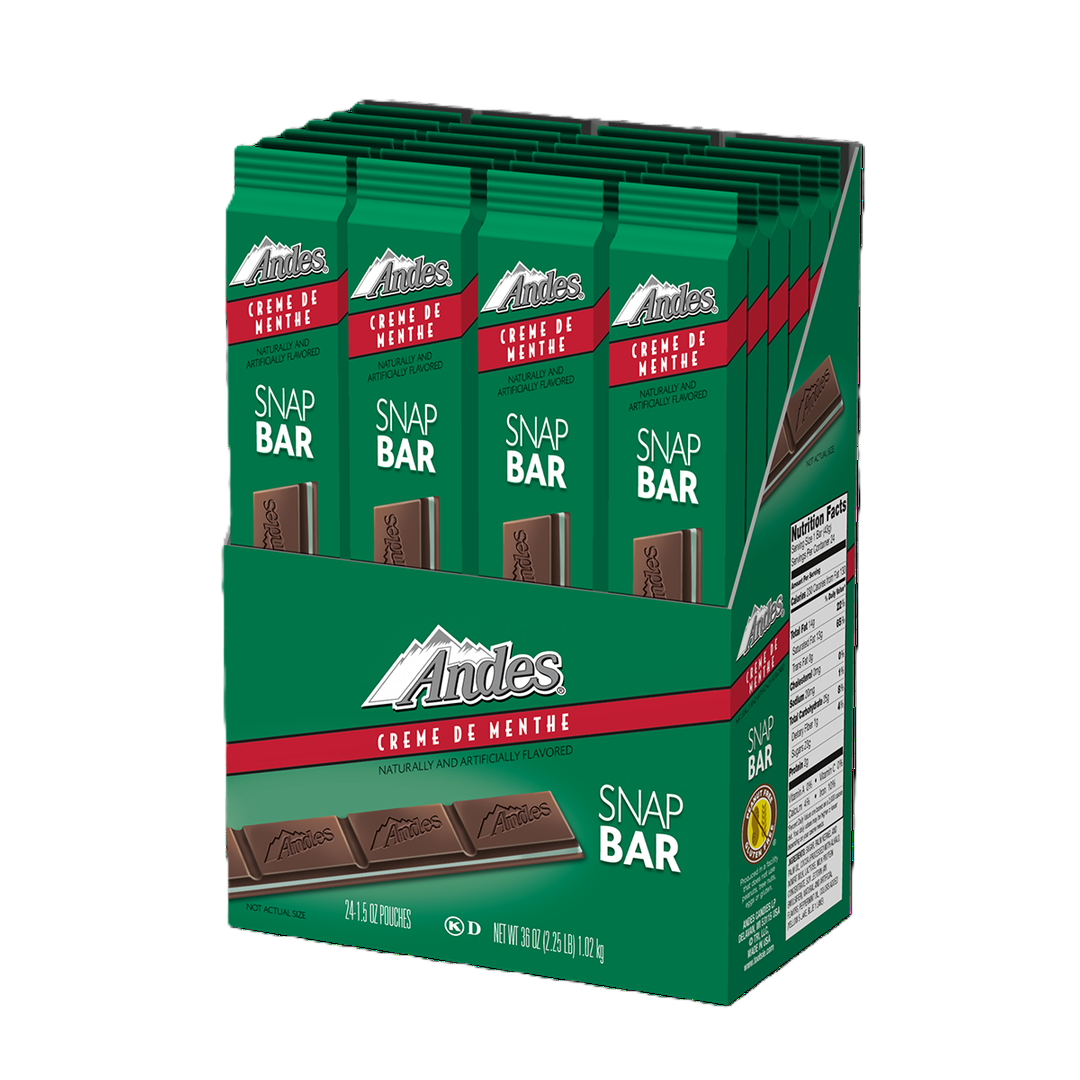 Charms Andes Creme De Menthe Snap Bar 24ct