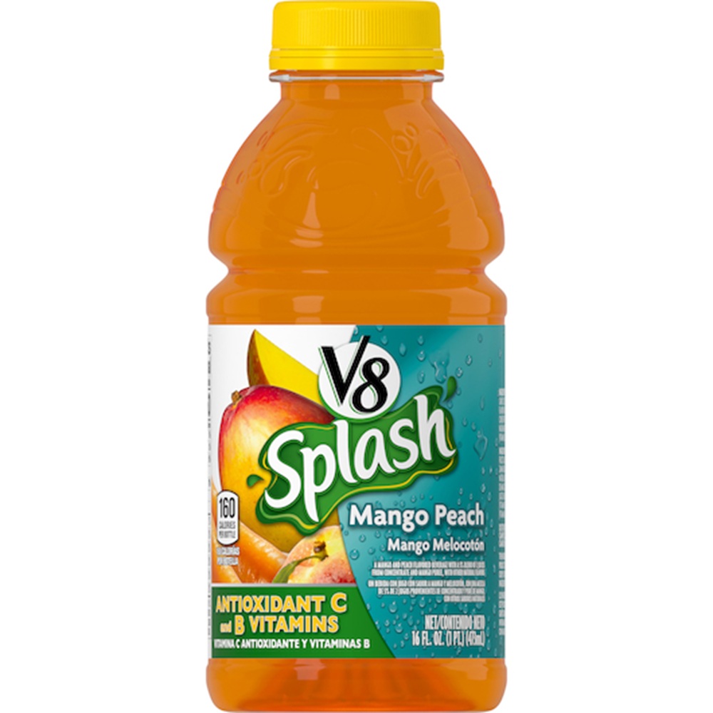 V8 Splash Mango Peach Juice Drink 12ct 16oz