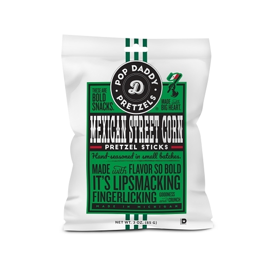 Pop Daddy Mexican Street Corn Pretzels Sticks 3oz