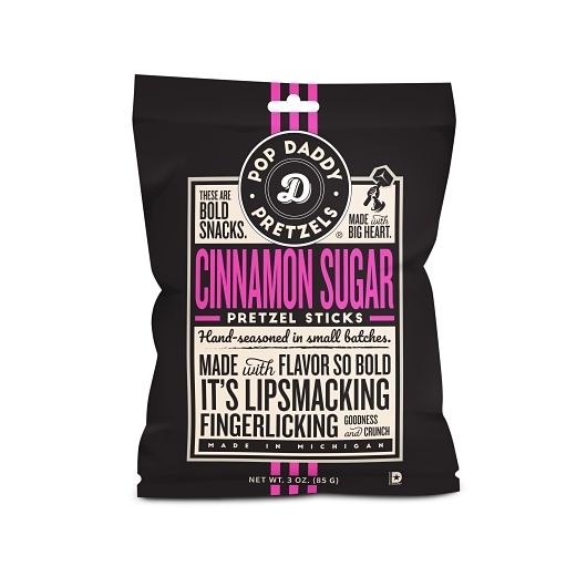 Pop Daddy Cinnamon Sugar Pretzels Sticks 3oz