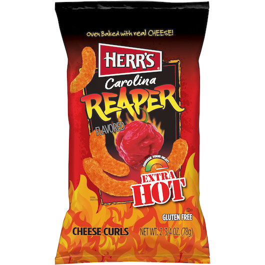 Herr's Carolina Reaper Cheese Curls 2.75oz