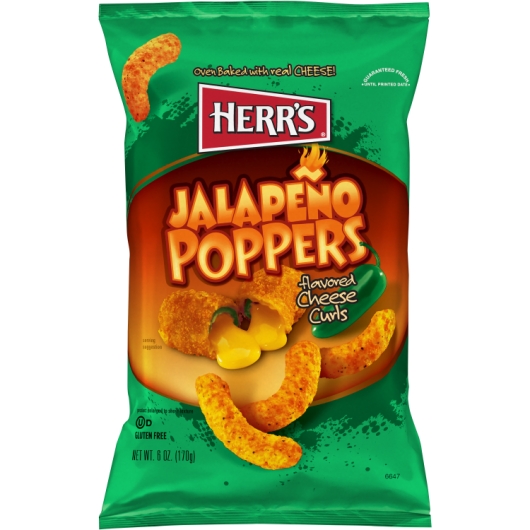 Herr's Jalapeno Popper Cheese Curls 6oz