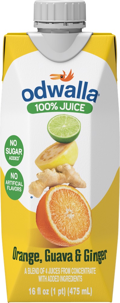Odwalla 100% Orange Guava Ginger Juice 12ct 16oz