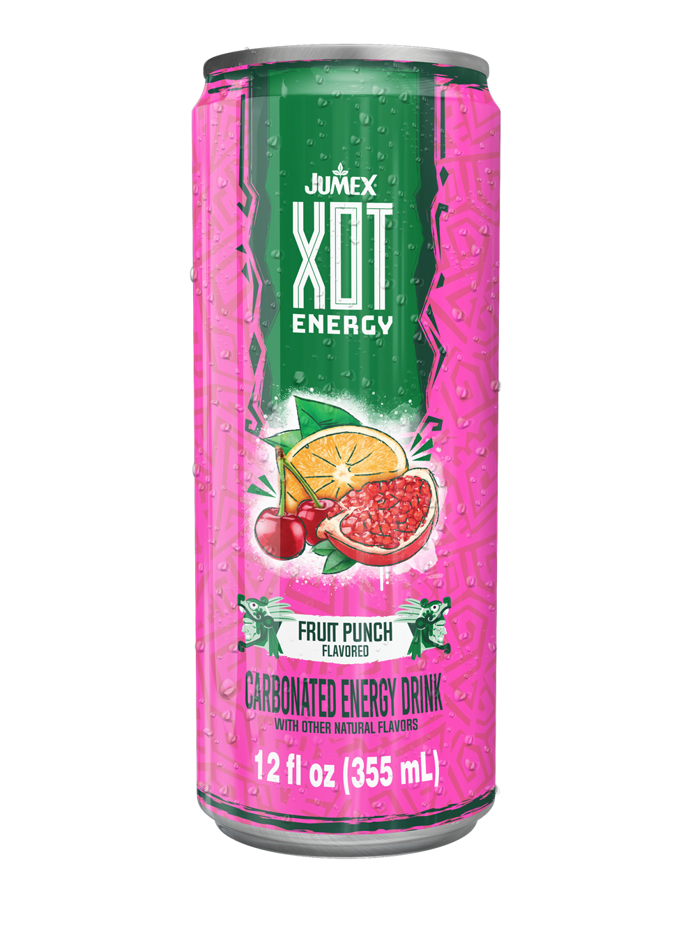 Jumex Xot Fruit Punch Energy Drink 12ct 12oz