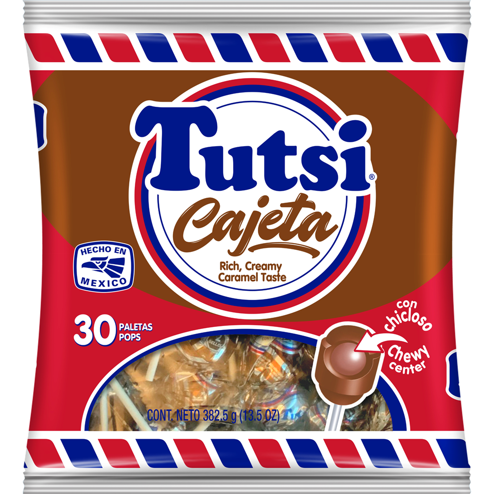 Tutsi Cajeta Paletas Pops 30ct 13.5oz