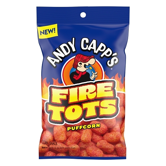 Andy Capp Fire Tots Puffcorn 1.5oz