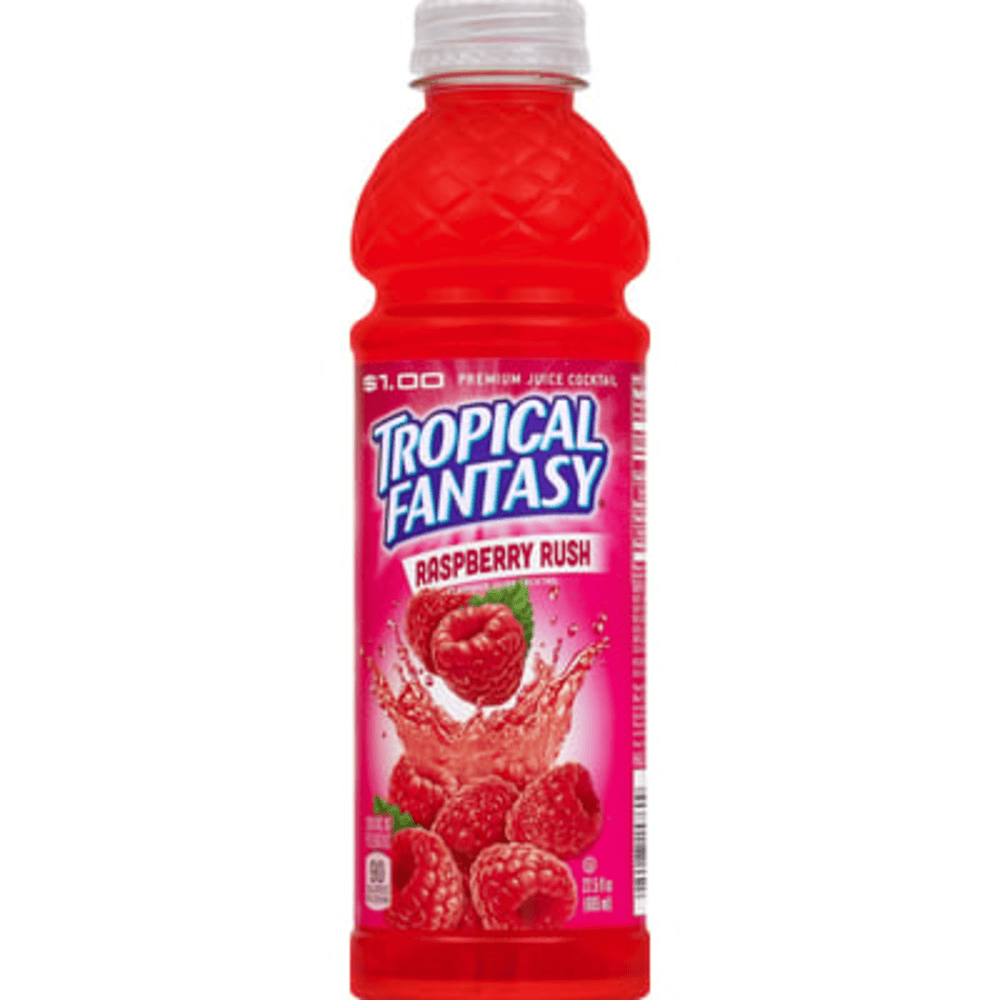 Tropical Fantasy Rspbry Juice Cocktail 24ct 20oz