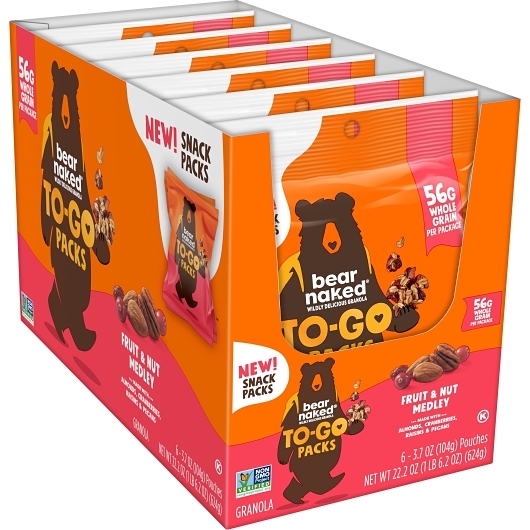 Bear Naked Fruit & Nut Granola Pouch 6ct 3.7oz