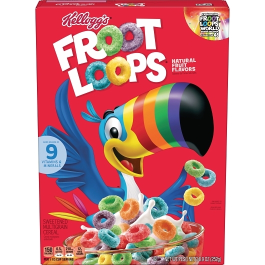 Kellogg's Froot Loops Cereal 8.9oz