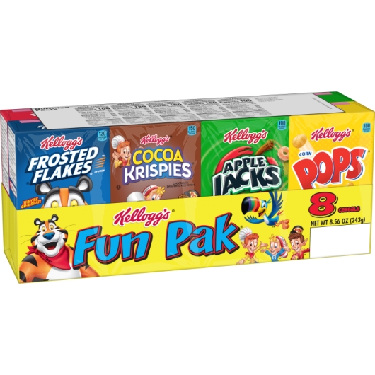Kellogg's Assorted Cereal Pack 8ct 8.56oz