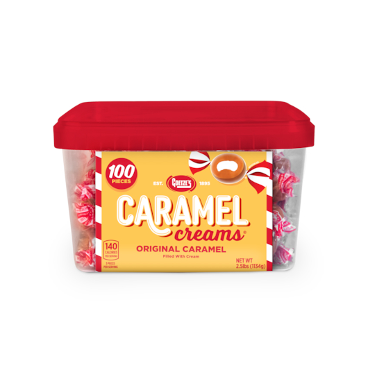 Caramel Creams Original Caramel Square Tub 100ct