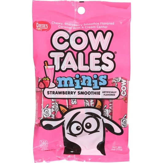 Cow Tales Strawberry Smoothie Candy Peg Bag 4oz