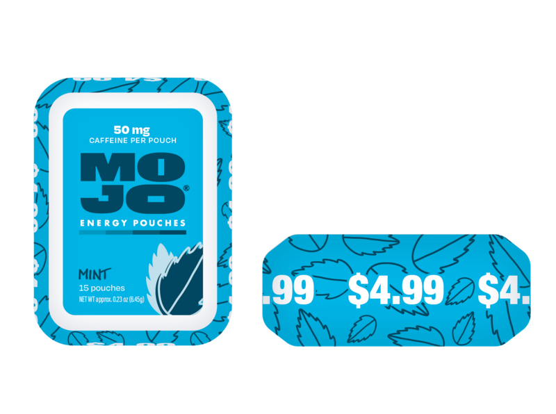 Mojo Mint Energy Pouches $4.99 5/15pk