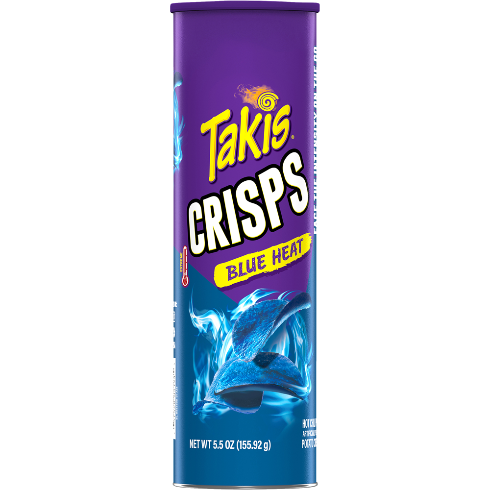 Takis Crisps Blue Heat Rolled Corn Crisps 5.5oz