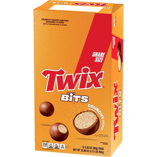 Twix Crunchy Cookie Chocolate Bits 12ct 2.83oz