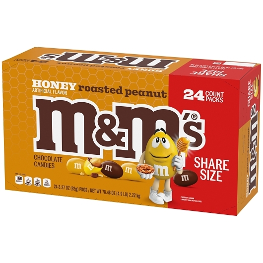 M&m's Honey Roasted Peanut Chocolate Candies 48ct